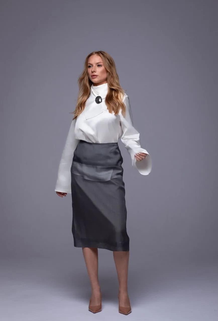 Блузка Ascot изо льна и тенсела